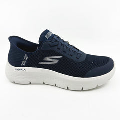 SKECHERS Go Walk Flex Grand Entry Navy White Womens Slip On Sneakers