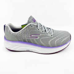 Skechers Go Run Balance 2 Gray Purple Womens Athletic Running Shoes