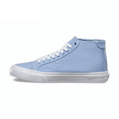VANS Court Mid (Canvas) Serenity Baby Blue White Sneakers Womens Size 5.5