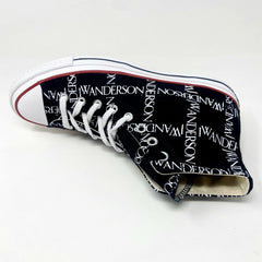Converse Chuck 70 Hi x JW Anderson Black White Insign Womens Sneakers 160807C