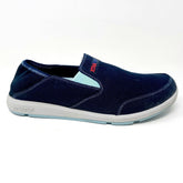 XtraTuf Yellowtail Royal Blue Slip Resistant Canvas Womens Slip On Casual Shoes