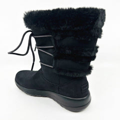Skechers On The Go Joy Cyclone Black Womens Size 7 Comfort Shearling Boots