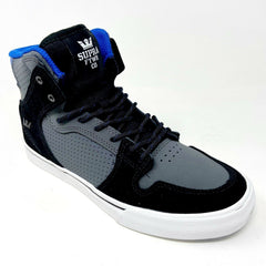 Supra Vaider Charcoal Black White Kids Lifestyle Sneakers S11227K