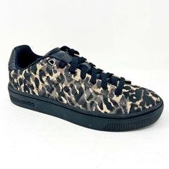 K-Swiss Court Frasco Suede Leopard Black Womens Tennis Sneakers 95610 927
