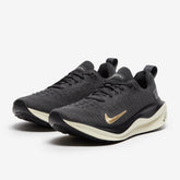 Nike Womens Infinity Run 4 - Dk Smoke Grey/Metallic Gold