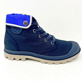 Palladium Hi Sock TFL F Navy Blue Womens Combat Boots 93610 400