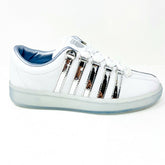 K Swiss Classic 2000 White Silver Kids Size 6 Sneakers 86564 155