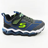 Skechers Skech Air Waves Charcoal Blue Kids Boys Sneakers