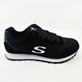 Skechers OG 85 Vibein Black White Womens Size 6.5 Athletic Sneakers