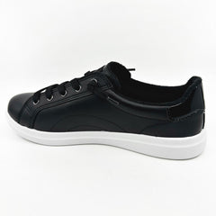 Skechers Bobs D'Vine Instant Delight Black Womens Wide Slip On Sneakers