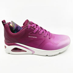 Skechers Tres Air Uno Brighten Up Pink Multi Womens Athletic Sneakers