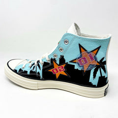 Converse Chinatown Market Chuck 70 Hi Pool Side Black LA Lakers Womens 171242C
