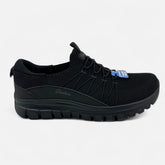 Skechers Graceful Picture Perfect Black Womens Casual Stretch Fit Sneaker
