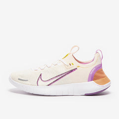 Nike Womens Free Run Fly Knit Next Nature - Guava Ice/Earth-Vivid Sulfur