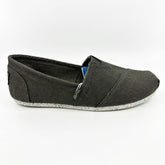 Skechers Bobs Plush Natural Kiss Charcoal Womens Size 7 Casual Flats