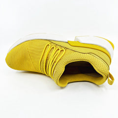Mark Nason Split Skywalk Yellow White Womens Size 8 Athletic Sneakers