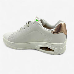 Skechers Uno Court Courted White Womens Athletic Sneaker
