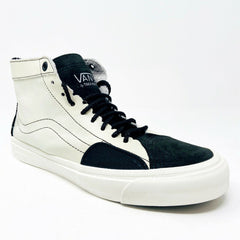 Vans Vault Taka Hayashi Sk8 Hi LX Black Marshmallow Leather Womens Size 6.5