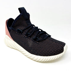 Adidas Tubular Doom Sock Primeknit Black Pink Womens Size 6.5 BY9335