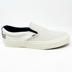 Vans Taka Hayashi Slip On 66 LX (Leather Nubuck) Marshmallow White Womens Shoes