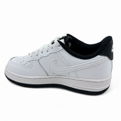 Nike Force 1 ESS White Black Kids Size 1 Athletic Sneaker