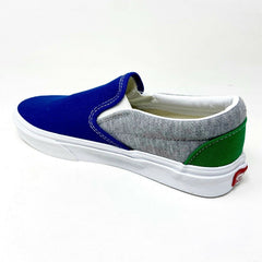 Vans Classic Slip On Coastal Grey True White Womens Size 6