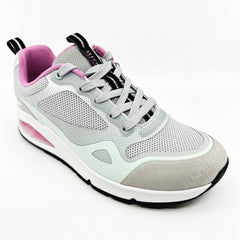 Skechers Uno 2 Runabout Gray Multicolor Womens Size 8 Athletic Sneakers