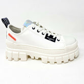 Palladium Revolt LO TX Star White Womens Platform Boots 97243 116