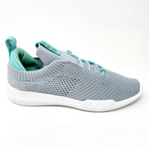 K-Swiss Gen-K Icon Knit High Rise Pool Blue White Womens Trainers 95578 053