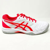 Asics Gel-Dedicate 6 White Laser Pink Womens Tennis Shoes 1042A067 102