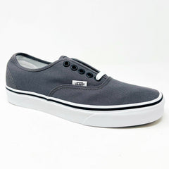 VANS Authentic Pewter Gray Black Womens Classic Casual Shoes