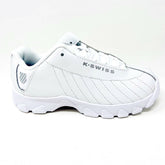 K-Swiss ST329 White Silver Kids Casual Sneakers 56408 155
