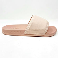 STNDRD Standard Los Angeles Monaco Suede Pink Womens Slides Sandals