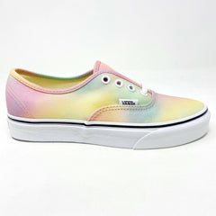 Vans Authentic (Aura Shift) Multicolor True White Womens Canvas Sneakers