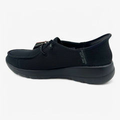 Skechers Go Walk Joy Idalis Black Womens Wide Athletic Sneaker