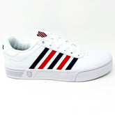 K-Swiss Court Lite Stripes White Corproate Womens Size 9.5 Sneakers 96149 113