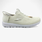 Skechers Go Walk Travel Milan Off White Womens Athletic Sneaker