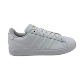 Adidas Grand Court 2.0 Cloud White Gold Metallic Womens Athletic Sneaker