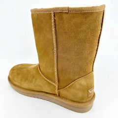 Koolaburra by UGG Koola Short Chestnut Womens Faux Fur Shearling Suede Boots