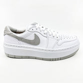Jordan Air Jordan 1 Elevate Low White Natural Grey White Womens Athletic Sneaker