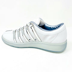 K Swiss Classic 2000 White Silver Kids Size 6 Sneakers 86564 155
