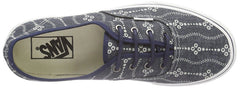 VANS Authentic (Indigo) Mood Indigo Navy Blue White Womens Casual Shoes