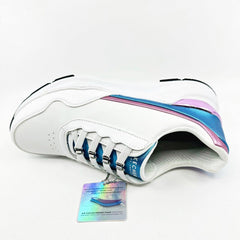 Skechers Rovina Metallic Mixer White Womens Size 9.5 Comfort Sneakers