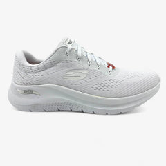 Skechers Arch Fit 2.0 Big League White Womens Wide Athletic Sneaker