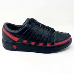 K-Swiss Ramli Black Red Child Kids Casual Sneakers 8485004