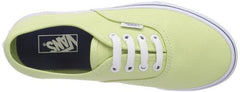 VANS Authentic Lime Green True White Womens Classic Casual Shoes