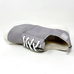 Palladium Pampa SP20 LO WP+ Vapor Gray Womens Waterproof Sneakers 77032 073