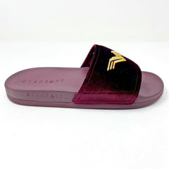 STNDRD Standard Monaco DC Comics x Wonder Woman Size 7 Burgundy Womens Sandal