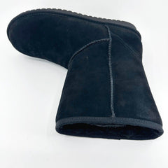 Koolaburra by UGG Koola Short Black Womens Faux Fur Suede Shearling Boots