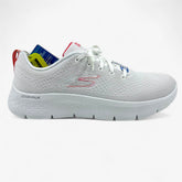 Skechers Go Walk Flex Cali White Hot Coral Womens Size 9.5 Athletic Sneaker